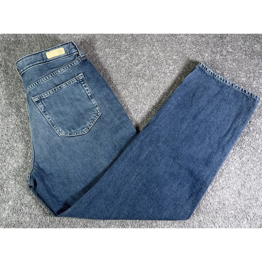 AG Jeans Alexxis Straight High Rise‎ Vintage Fit Jeans Womens 32 Button Fly EUC